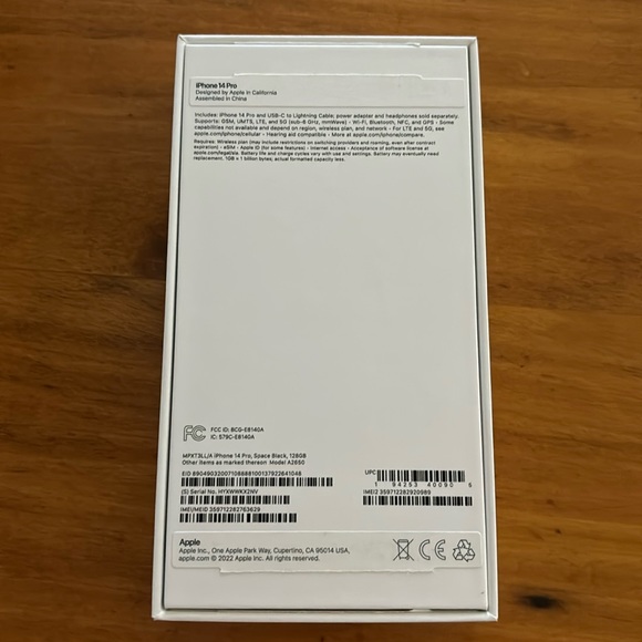 Apple iPhone 14 Pro Box - Picture 5 of 5